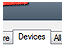 Devices tab